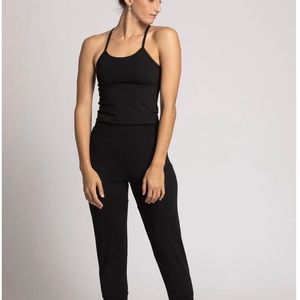Ripple Yoga Wear Organic Cotton Long Jumpsuit